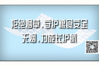 总裁的jj插秘书的BB拒绝烟草，守护粮食安全